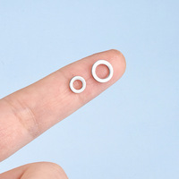 Disques d'espacement ronds en acier inoxydable pour la fabrication de bijoux DIY, accessoires simples en forme de cercle pour l'assemblage de colliers et de bracelets