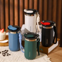 Tasse de sport portable en plein air avec gobelets de transport sous vide à double couche