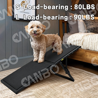 Escaliers réglables pour chien pour lit, cinq niveaux, marches pliables pour animaux de compagnie, vente en gros, personnalisable, OEM, ODM, usine