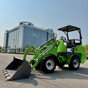 Mini Backhoe <strong>Loader</strong> <strong>4</strong> Wheel Drive High Speed Indoor Tool Carrier with Telescopic <strong>Bucket</strong> - Product Image 5