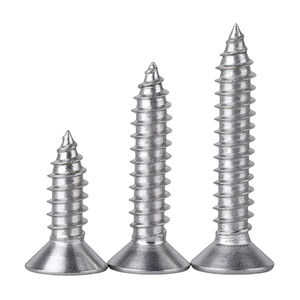 전문가용 304 스테인리스 스틸 육각 헤드 플랫 헤드 셀프 태핑 나사 미터법 부식방지 마감 헤비 듀티 클래스 4.8 - Product Image 3