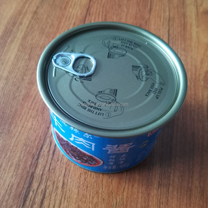 Barattolo di latta personalizzato con stampa bianca per alimenti lattine di metallo vuoto con coperchio aperto facile per carne, verdure salsa di frutta barattoli di marmellata - Product Image 5