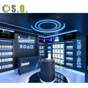 Kiosque de <span class=keywords><strong>téléphone</strong></span> portable en bois de style centre commercial moderne Comptoir d'atelier de <span class=keywords><strong>réparation</strong></span> de meubles Vitrine de meubles <span class=keywords><strong>Magasin</strong></span> de téléphonie mobile Design d'intérieur - Product Image 4