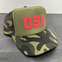 Casquette de camionneur en mousse néon à transfert thermique