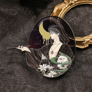 Personal isierte benutzer definierte Design Anime Gradient Glitter und UV-Druck Pin benutzer definierte harte Emaille <span class=keywords><strong>Pins</strong></span> - Product Image 2