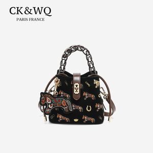 Bolso de Lujo Ligero para Mujer, Novedad 2026, Bolso de Hombro y Bandolera con Bordado, Modelo WQ-10670G, Hecho en CN/GUA - Product Image 1