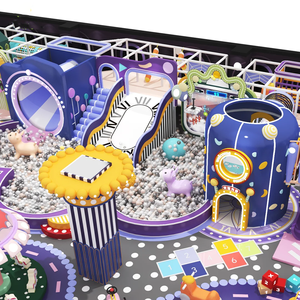 Aire de jeux intérieure populaire pour bébés, centre de jeux souple pour enfants, équipement de jeu intérieur, piscine à balles, toboggan, aire de jeux pour la vente en gros - Product Image 1