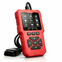 Escáner OBD2 USB V919 Rojo Actualizado 2026, Lector Profesional de Códigos de Luz de Advertencia del Motor para Todos los Vehículos con Protocolo OBD II de 1996 en Adelante