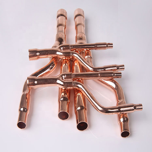 Joint de tuyau de dérivation électrique de distributeur de réfrigérant en cuivre FQ03 de haute qualité pour système de climatiseur domestique GREE VRF - Product Image 2