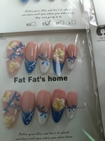 Faux ongles carrés en amande faits à la main, formes aléatoires, couverture complète en ABS, design tendance