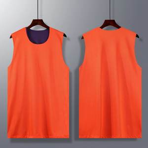 Doppelseitig tragbare Trikots für Herren und Damen, Basketball-Tops, ärmellose Sport-Trainingsweste mit locker sitzendem Sommer-T-Shirt-Set - Product Image 3