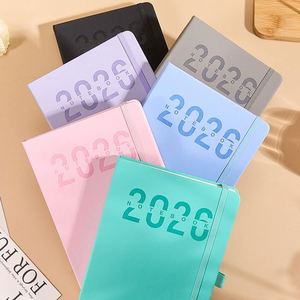 Agenda 2026 Multicolor A5 de Cuero PU, Planificador Semanal sin Fechar, Cuaderno de Tapa Dura, Diario Personalizado - Product Image 4