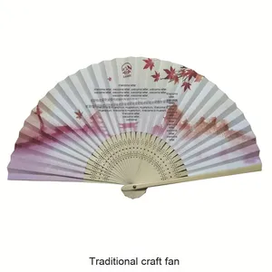 Abanico Plegable Tradicional de Bambú Negro con Diseño de Pintura Artística Folclórica en Seda Imitada para Decoración Elegante de Festivales y Hogar, Música - Product Image 3