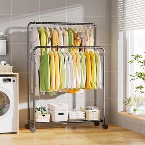 Nuevo Diseño Moderno y Sencillo, Perchero de Metal con Base de PP, para Interiores/Exteriores, Resistente al Óxido, Sostenible, Organizador de Ropa - Product Image 3