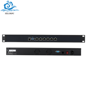 Serveur HelorPC 1U Intel <span class=keywords><strong>Core</strong></span> I5 <span class=keywords><strong>6300U</strong></span> DDR3 RAM 6 RJ45 I211 Gigabit Ethernet LAN Pare-feu Routeur Pfsense Serveur Réseau en Rack - Product Image 1