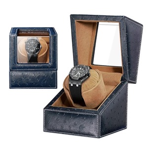 M & Q prezzo di vendita caldo orologio Shaker personalizzato per <span class=keywords><strong>orologi</strong></span> meccanici per uso domestico o <span class=keywords><strong>collezione</strong></span> marrone orologio singolo avvolgitore automatico - Product Image 3