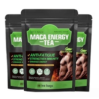Thé Herbal Énergisant Naturel au Maca – Complément de Vitalité pour Hommes Adultes – Stimule la Fertilité Masculine et la Vitalité Rénale – Végétalien et Sans Gluten