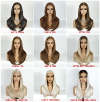 Promotion Perruque Sans Colle Lace Frontale Synthétique 13x4 HD en Fibre Synthétique de Haute Qualité Résistante à la Chaleur