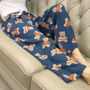 <span class=keywords><strong>Pantalon</strong></span> large <span class=keywords><strong>en</strong></span> coton et <span class=keywords><strong>soie</strong></span> pour femmes été printemps automne marche sommeil <span class=keywords><strong>pantalon</strong></span> de plage grande taille <span class=keywords><strong>pantalon</strong></span> long pour la plage - Product Image 6