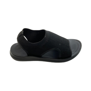 <span class=keywords><strong>Sandalias</strong></span> de punto elásticas para <span class=keywords><strong>mujer</strong></span>, <span class=keywords><strong>sandalias</strong></span> transpirables con punta abierta, zapatos de playa casuales planos y ligeros con correa trasera elástica - Product Image 6