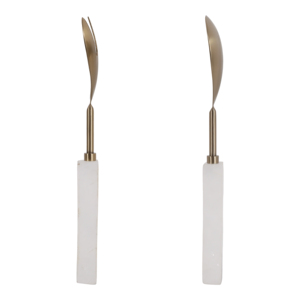Set di utensili da portata in quarzo e metallo per servire, decorativi, per cucina e sala da pranzo - Product Image 5