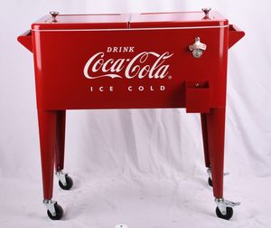 Fabrication de bonne qualité glacière de patio avec roues glacière à roulettes chariot à boissons glacière à bière glacée extérieure - Product Image 2