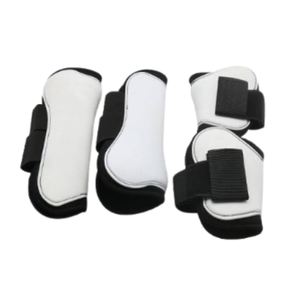 Protecteur de jambe de sport de botte de tendon en néoprène léger de qualité supérieure pour la catégorie de selle occidentale de soin de cheval en cuir durable - Product Image 1