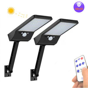 Luz LED Solar con Sensor de movimiento para exteriores, lámpara de calle con Control remoto, impermeable, 56 LED - Product Image 2