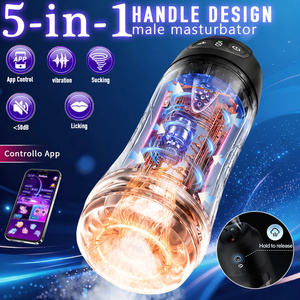Copa de Masturbación Automática BANSEY Clear View con Vibración Potente para el Clímax, Recargable por USB, Silenciosa, Varita Estimuladora para Hombres - Product Image 1