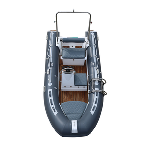 Haohai Bestseller CE 5 Persoons Hoge Snelheid 360 PVC Diep-V <span class=keywords><strong>Aluminium</strong></span> Starre Romp Opblaasbare Visboot Te Koop - Product Image 1