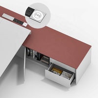 Table de bureau du chef, blanc, moderne, nouveau Design