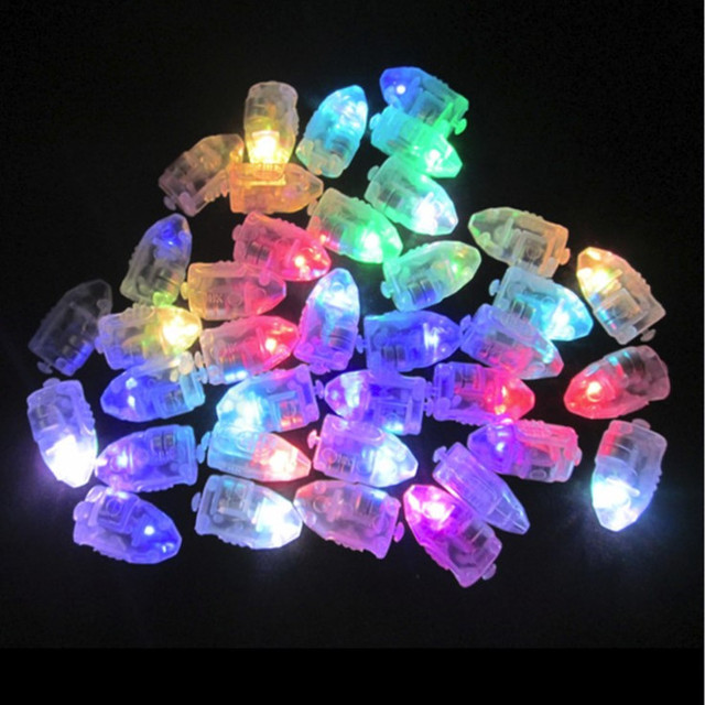 Colorful Bright LED Balloon Bullet Headlamp Switchable Balloon Lamp Halloween Party Decoration Lamp with Rechargeable Battery