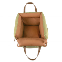 Canapé rembourré lavable pour animaux de compagnie, résistant aux griffures, confortable, en peluche, siège de sécurité pour animaux de compagnie et lit de voyage