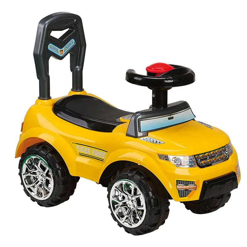 सवारी रोशनी संगीत गतिविधि चलने खिलौना कार पर सवारी बच्चे बाबी कार