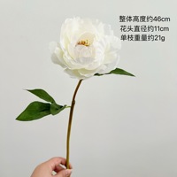Bunga Buatan, Lukisan Minyak Bunga Peony, Ranunculus, Dekorasi Awal Perlengkapan Furnitur Lembut Seni Bunga Pernikahan