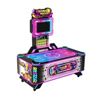 Machine de jeu de hockey sur air commerciale pour enfants, à monnayeur, 2 joueurs, table d'arcade intérieure, équipement de divertissement pour enfants, certifié CE, direct usine