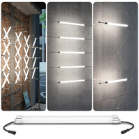 Barres de pixels LED 360 degrés 24V, 16 bits réels, IP65, 144 LED, 16 niveaux de gris, RGBW adressables pour éclairages de scène et éclairage de façade