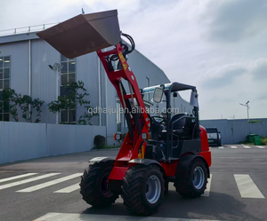 Chargeur articulé compact HAIJU HJ1160 4x4 avec grappin hydraulique performant pour les travaux de manutention en serres et fermes maraîchères - Product Image 3
