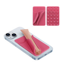 Le plus compatible avec l'étui de téléphone à ventouse en silicone avec porte-carte de brillant à lèvres porte-carte de rouge à lèvres porte-baume à lèvres