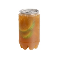 Botella de Bebida Cilíndrica Transparente Desechable de PET de 350, 500 y 650 ml con Tapa Abatible de Aluminio MX ZPC01 Marca Maxbox para Jugo, Agua, Leche y Té