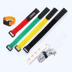 Sangles de fixation de câbles de haute qualité, attaches auto-agrippantes 100 % nylon, sangles de fixation personnalisées pour câbles de données - Product Image 3