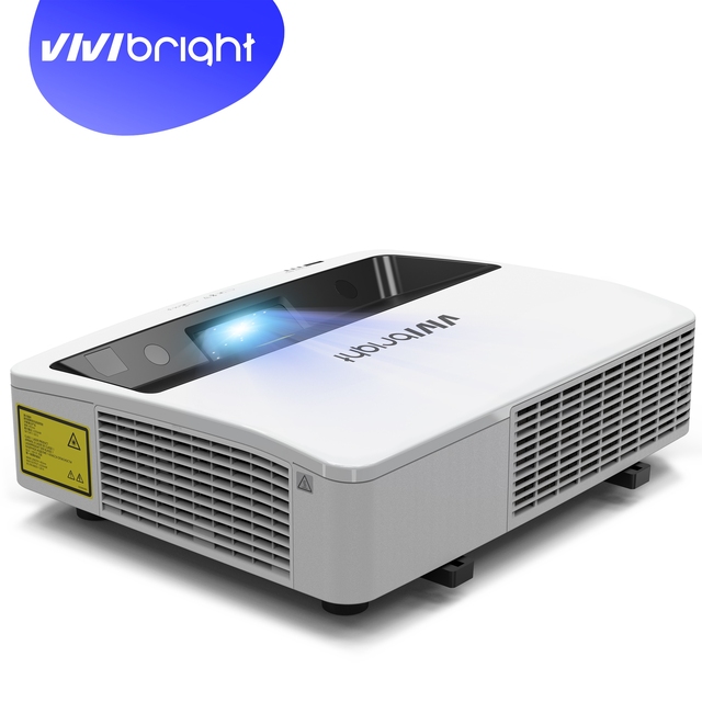 Vivibright UL9000 Ultra Short Throw 4K Ready Laser Projector 8800 ANSI Lumens 0.235:1 Lens WUXGA 3-Year Warranty Laser TV
