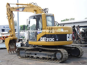 Excavadora de Orugas Usada de Alto Rendimiento CAT313C de 15 Toneladas con Motor, PLC y Componentes Centrales del Motor 100% de Origen Japonés - Product Image 4