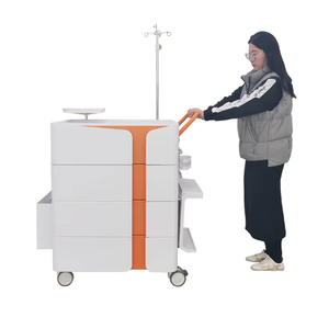 Nieuwe design koudgewalst stalen ziekenhuis instrumentenkar met vier laden en een draagvermogen van 50 lb voor spoedeisende behandelingen - Product Image 4