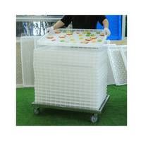 Plateau à empiler, en maille pour conserver les aliments, objet créatif de cuisine, pour possibilité de sécher les confiserie, ustensile de séchage pour chocolat