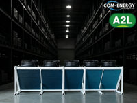 Condenseur FNW en forme de W de grande capacité pour système de refroidissement industriel, unité de refroidissement par air pour usine de transformation alimentaire