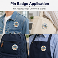 Broches personnalisées OEM en fer blanc, épingles brodées, aimants de réfrigérateur en gros, souvenirs, broches de créateur pour la décoration de vêtements et sacs à dos