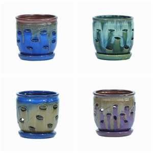 Vasos de Cerâmica Mini Quadrados para Suculentas, Design Profissional, Vasos para Interior - Product Image 4