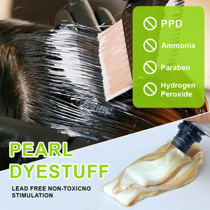 MOKERU Clear <span class=keywords><strong>WaterType</strong></span> Permanente Appel Haarverf Zwarte Kleur Crème voor Grijs Haar, Langdurig, Vlekvrij voor de Huid - Product Image 4