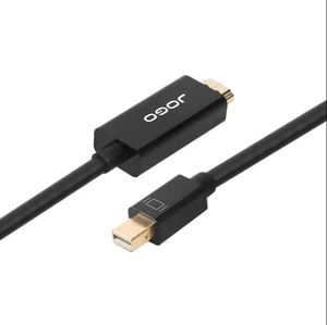 Câble d'interface multimédia haute définition Mini DP argenté adaptateur mâle en cuivre nu PVC non blindé pour moniteur de projecteur HDTV - Product Image 2